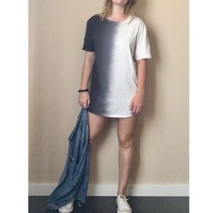 Jackson unique finish cotton Tee shirt dress